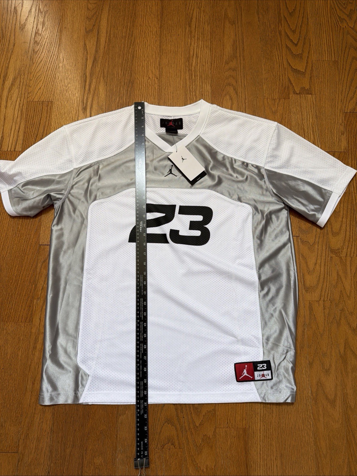 Nike Jordan Mens Flight Short Sleeve Jersey Top Man Jersey White IF1913-100 gallery