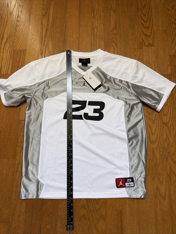 Nike Jordan Mens Flight Short Sleeve Jersey Top Man Jersey White IF1913-100 gallery