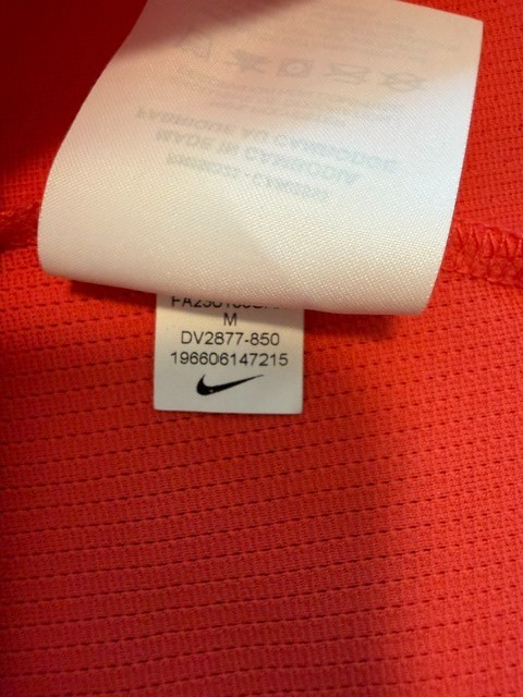 Nike Rafa Nadal Dri-FIT ADV Orange Tennis T-Shirt, size M gallery