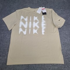 Nike Shirt Mens Large Desert Khaki Beige Hyverse Dri Fit UV Fitness Top UPF 40+