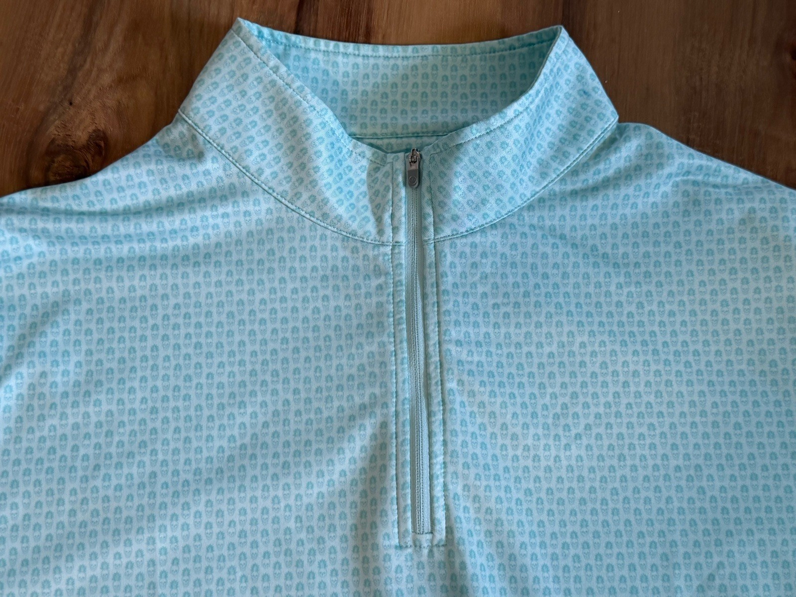 Peter millar Crown Sport Perth “Pina Skullada” Performance 1/4 Zip Pullover XLT gallery