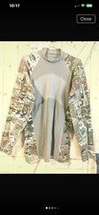 US Army Combat Shirt Flame Resistant Mens Large Multicam Camo Tactical FR Gear