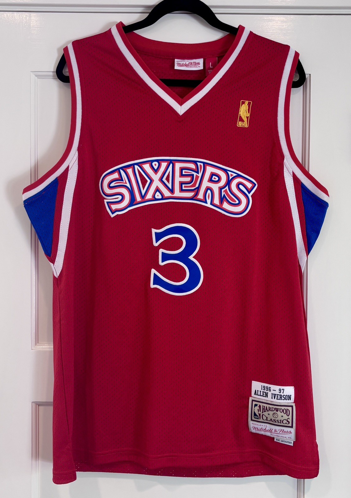 MITCHELL & NESS NBA AUTHENTIC JERSEY PHILADELPHIA 76ERS 96 ALLEN IVERSON gallery