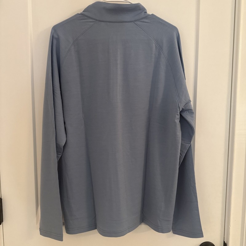 Peter Millar Pullover Men's Large Light Blue 1/4 Zip Performance Golf gallery