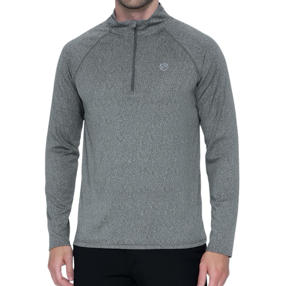 DUNNING GOLF Performance Pullover sz XL Blue 1/4 Zip Long Sleeve Resortwear