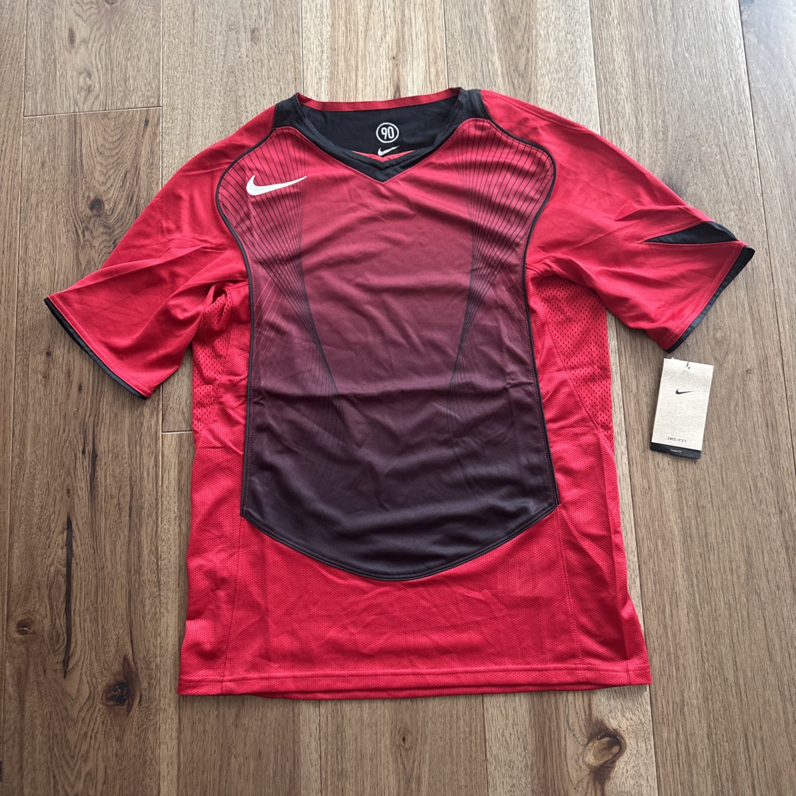 NEW NWT Nike Total 90 Dri-Fit Soccer Jersey Mens Small Retro Y2k HV1178-687 $100 gallery