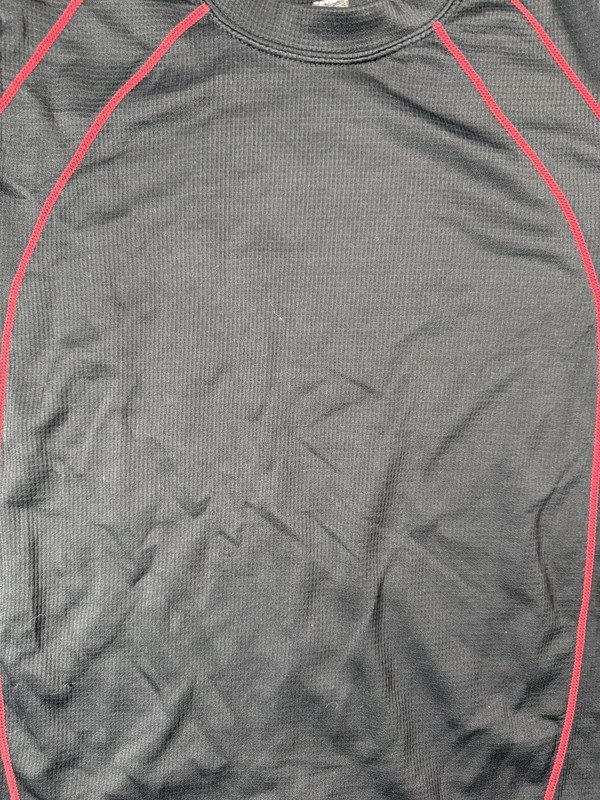 Terramar Shirt Mens Small Black Long Sleeve Base Layer Thermal Athletic W8267 gallery