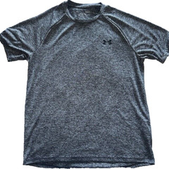 Under Armour Sports Tee Mens Medium Gray Athletic
