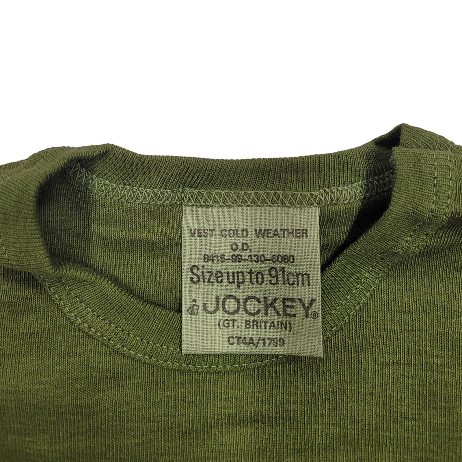 Original British Army Thermal Base Layer Olive Green Military Long Sleeve Top gallery