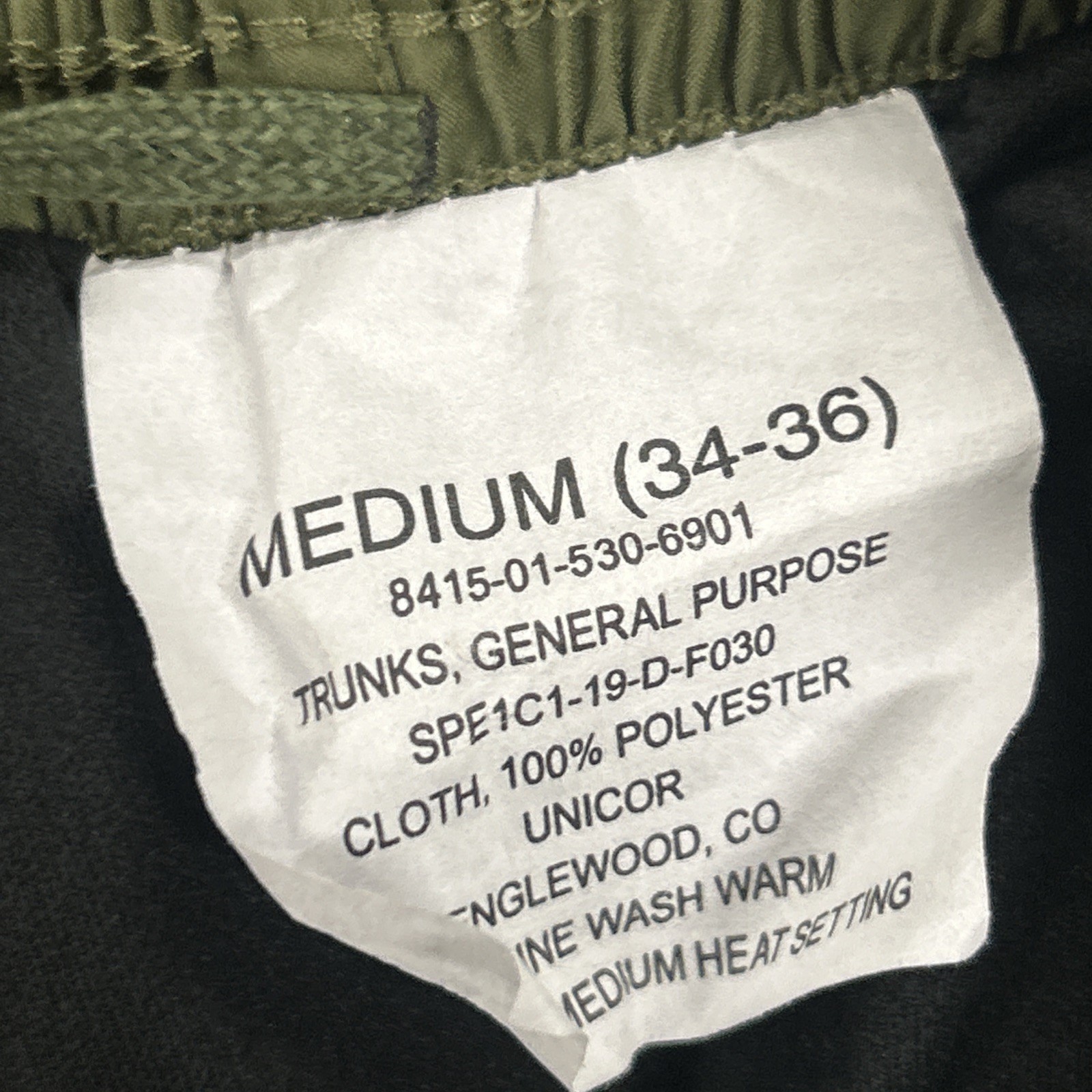 USMC Marine Corps Olive Green PT Running Track Shorts Size Medium 34-36 gallery