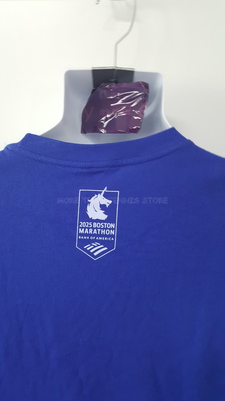 adidas Men's Running BOSTON MARATHON ® 25 Finish Blue Long Sleeve JW3705 gallery