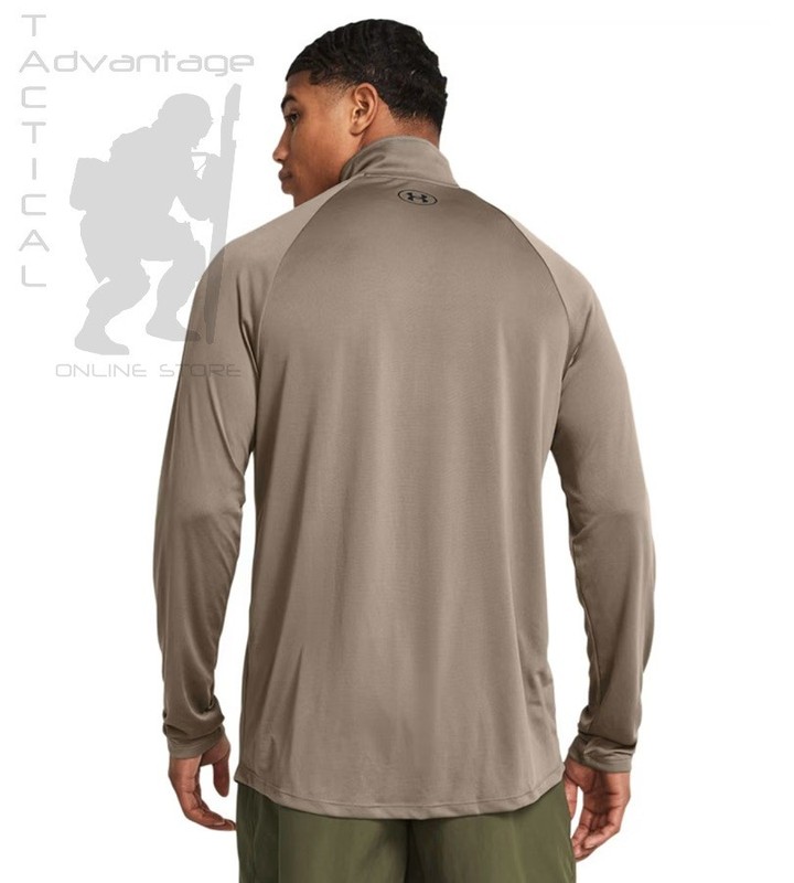 Under Armour UA Tech 1/2 Zip Long Sleeve - Taupe Dusk - LARGE gallery