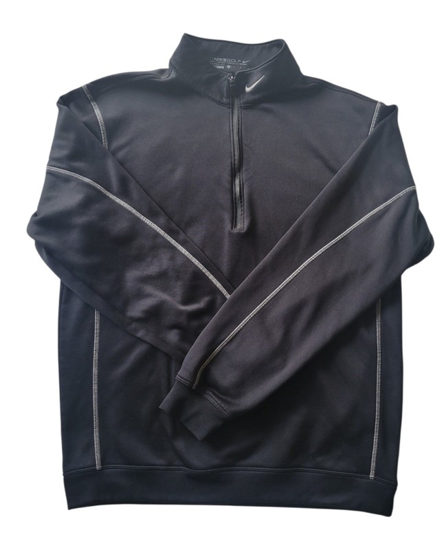 Nike Golf Therma Fit 1/4 Zip Collar Logo Pullover Sweater Sz S gallery