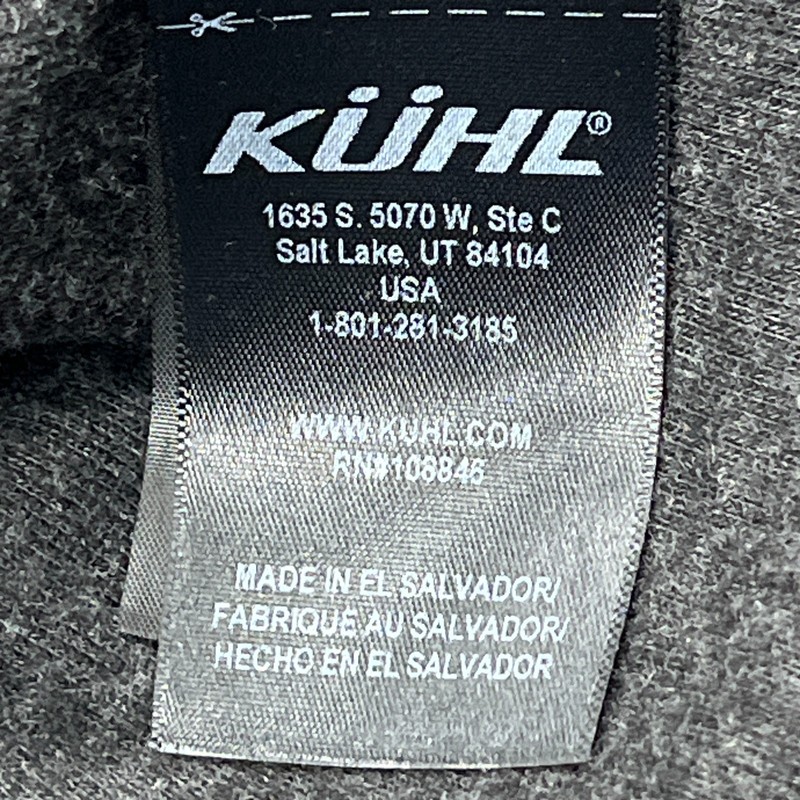 Kuhl Akkomplice Crew Men's Small Gray Carbon Long Sleeve Base Layer Shirt gallery