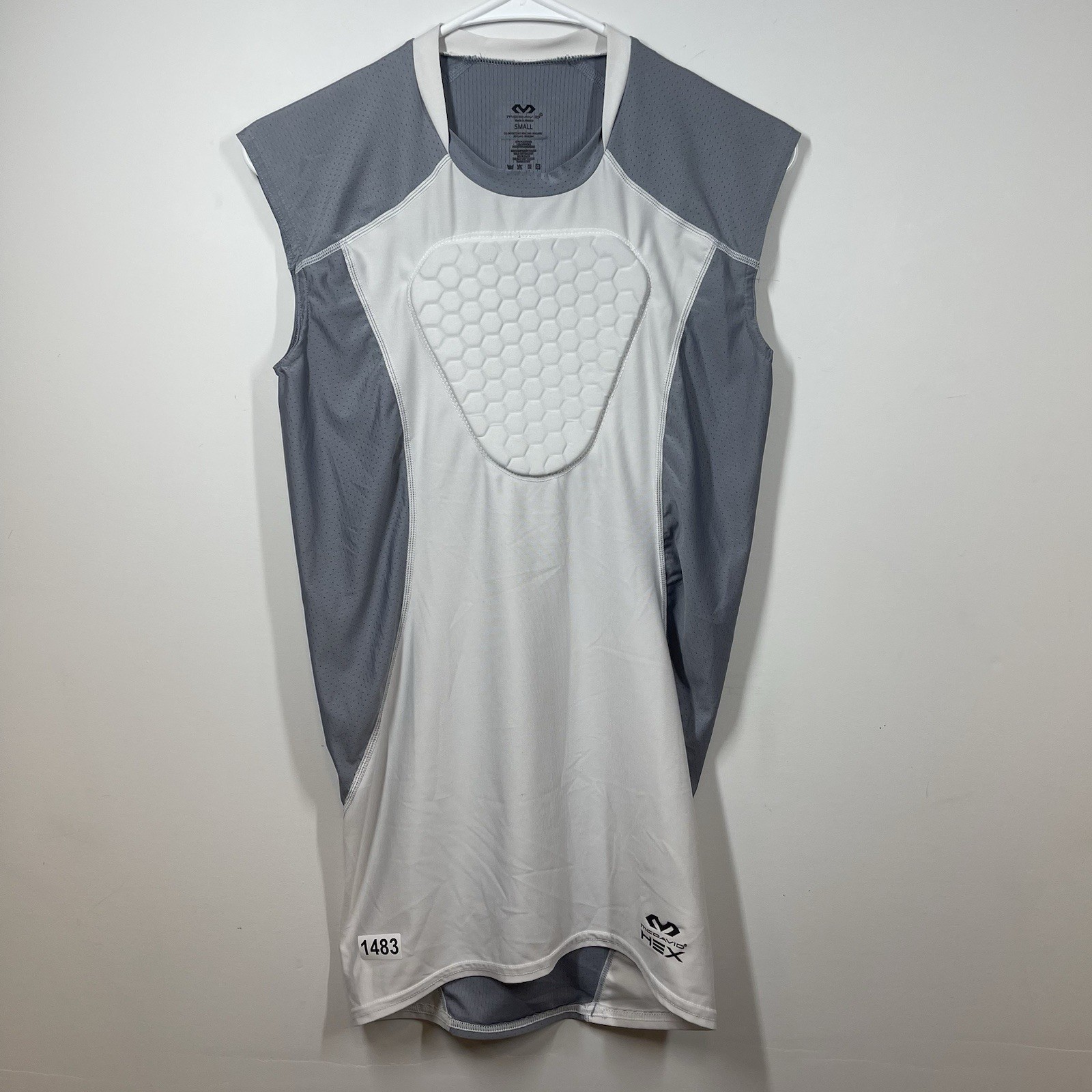 McDavid Hex Shirt Tanktop Padded Baseball Softball Pitching Sternum Adult Small gallery