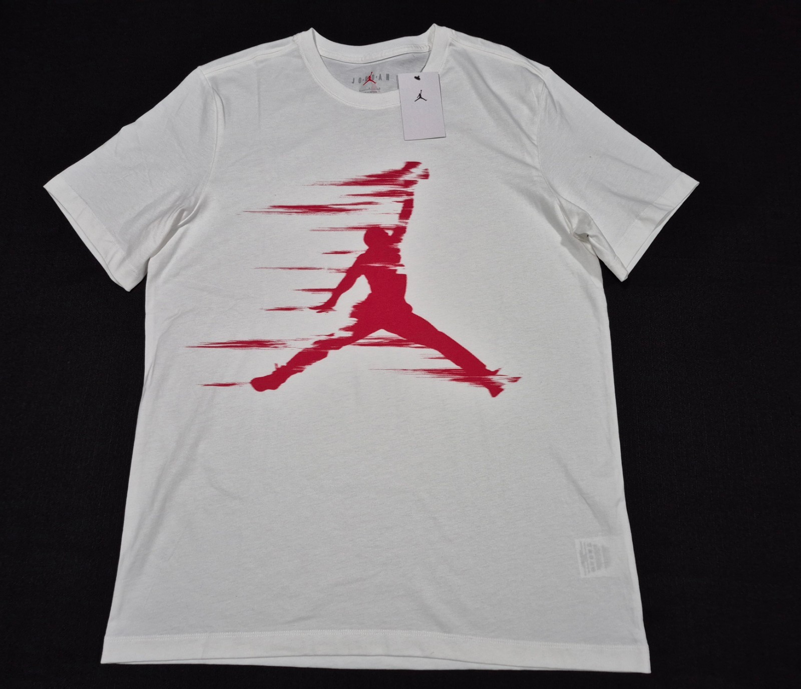 Jordan Shirt Mens White Gym Red Jumpman Graphic MVP Nike Air Cotton Tee FZ1919 gallery