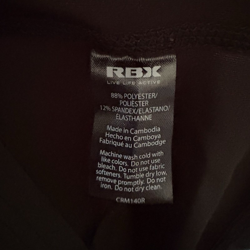 RBX XTrain Menʻs Compression Shirt Activewear Long Sleeve Size M gallery