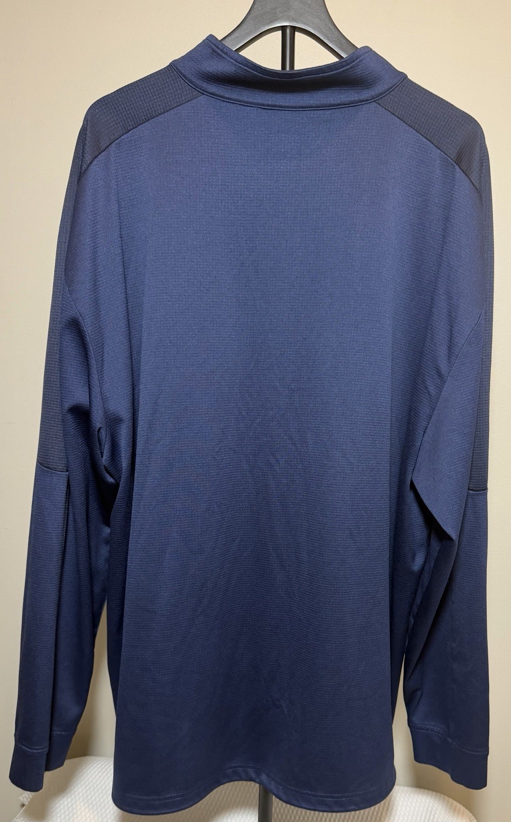 Callaway Weather Series Men's 3XLT Blue 1/4 Zip Mock Neck Golf Pullover gallery