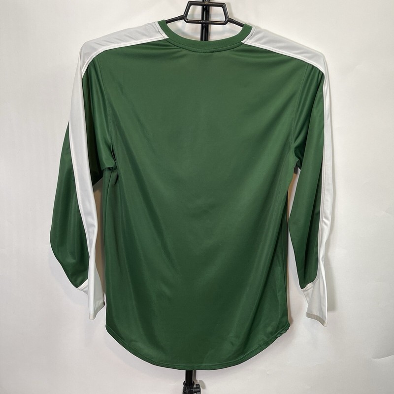 Nike Team Green White Long Sleeve Shirt Size Small Men’s gallery