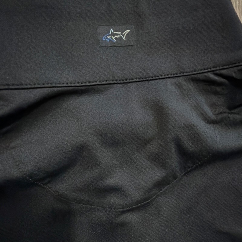 Greg Norman Golf Men's Black 1/4 Zip Mock Neck Pullover Polyester Golf L gallery