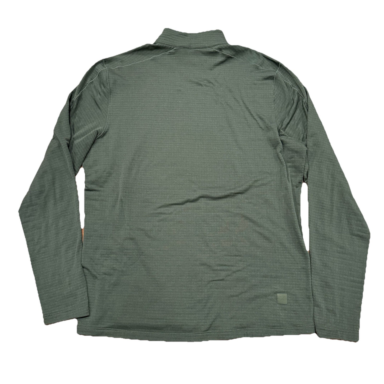 Ten Thousand Pullover Green Quarter Zip Tactical Grid Fleece Training fits Men L gallery
