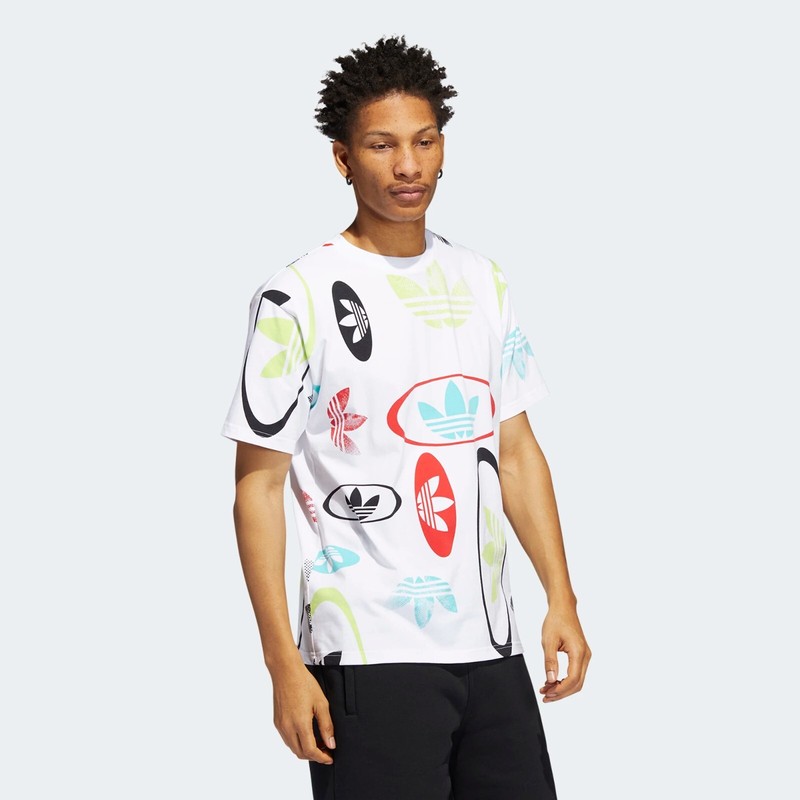 Adidas Originals ALL OVER PRINT TEE AOP Trefoil T Shirt Superstar Mens sz XL NWT gallery