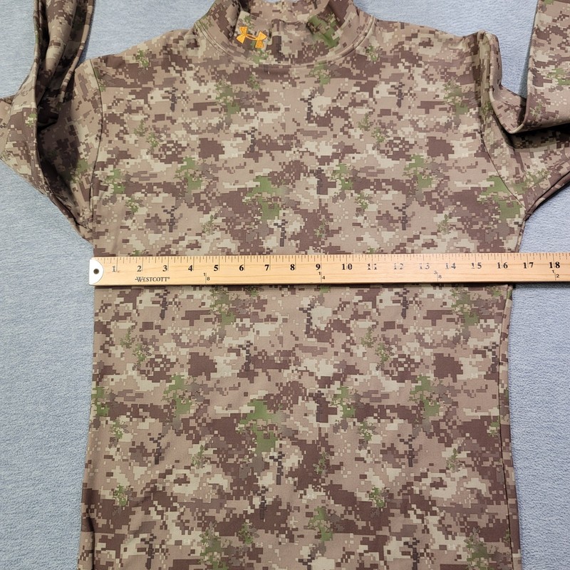 Under Armour Compression Shirt Mens Large Multicolor Camo Performance Logo gallery