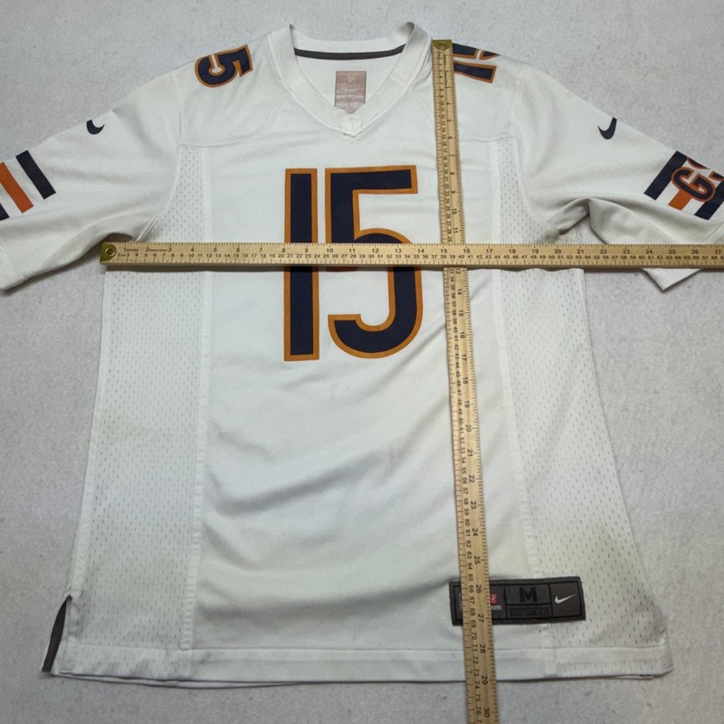 Nike Chicago Bears Brandon Marshall 15 Jersey Mens Medium White NFL Football gallery