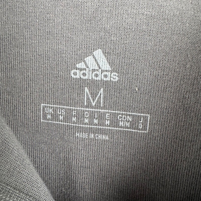 Adidas Gray Pullover Quarter Zip Long Sleeve Athletic Shirt Mens Medium gallery