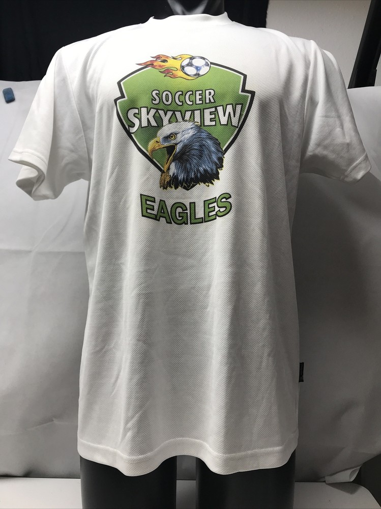 Colorado Timberline Poly-Dri Soccer Skyview Eagles Mens Shirt Size L KG