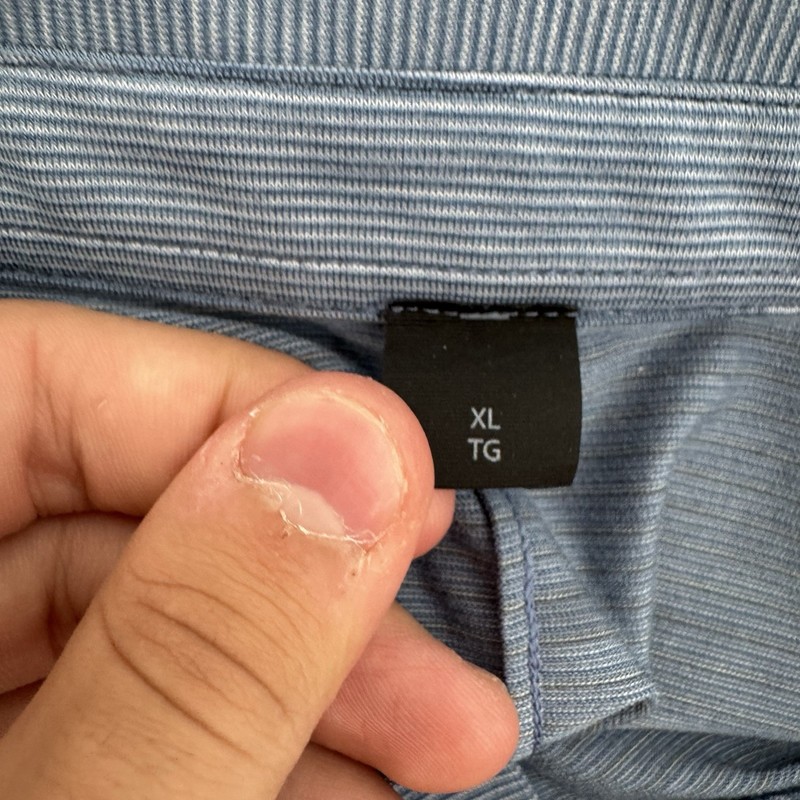 Lululemon Evolution Polo Short Sleeve Size XL Blue gallery