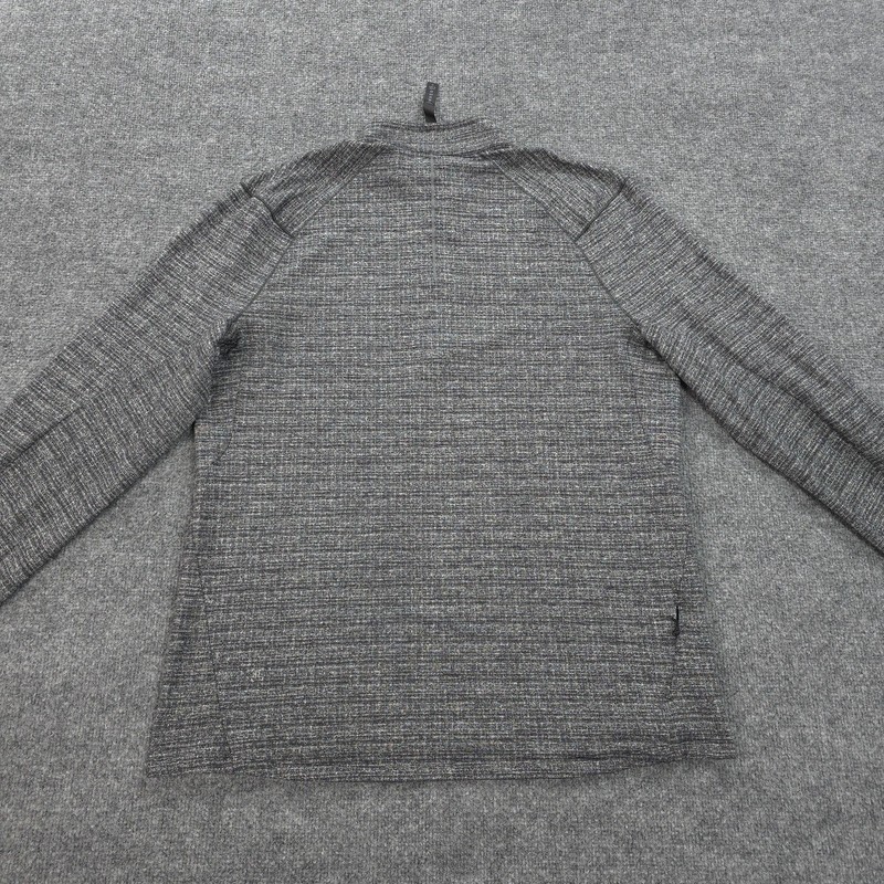 Lululemon Shirt Mens XL Gray Surge Warm 1/2 Zip Knit Performance Run Gym Stretch gallery