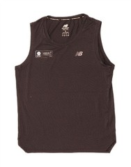 New Balance Mens Graphic Vest Top Small Black BP10