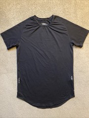 Men’s ASRV Size S Black Silver-Lite DSG-0164 Training Shirt