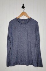 Rhone Reign Long Sleeve Performance Crewneck Shirt Men’s Size Medium Blue