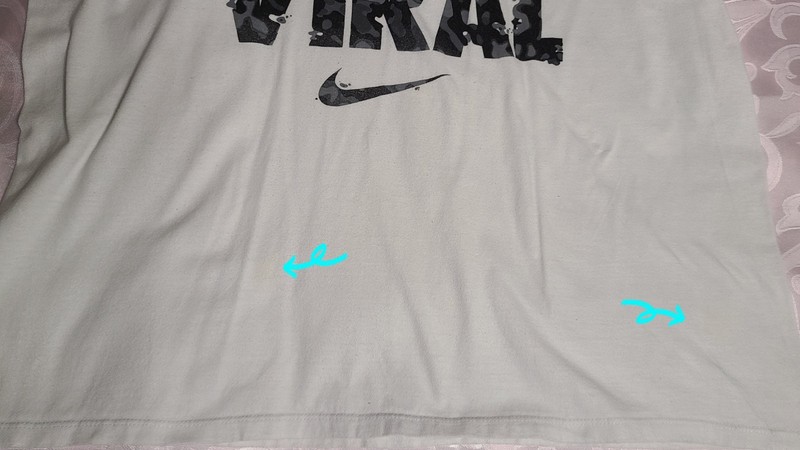 Men's Large Nike Dri Fit Athletic Cut Skills Gone Viral White Tshirt gallery