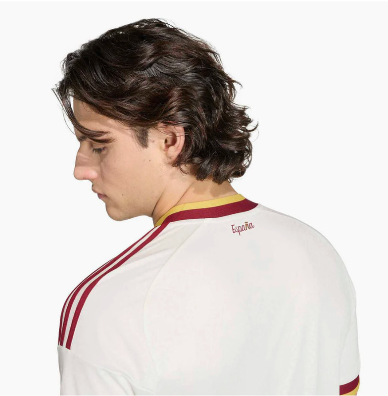 adidas Spain Soccer Team 2026 Away Logo White Jersey Top JN4397 Men Size XXL gallery