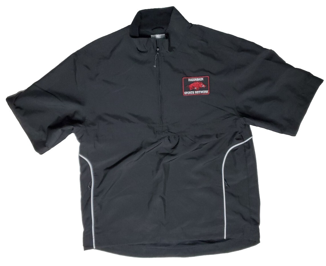 Cutter Buck CB Windtec Shirt Men M/M Medium Short Sleeve Razorback Sports Promo gallery