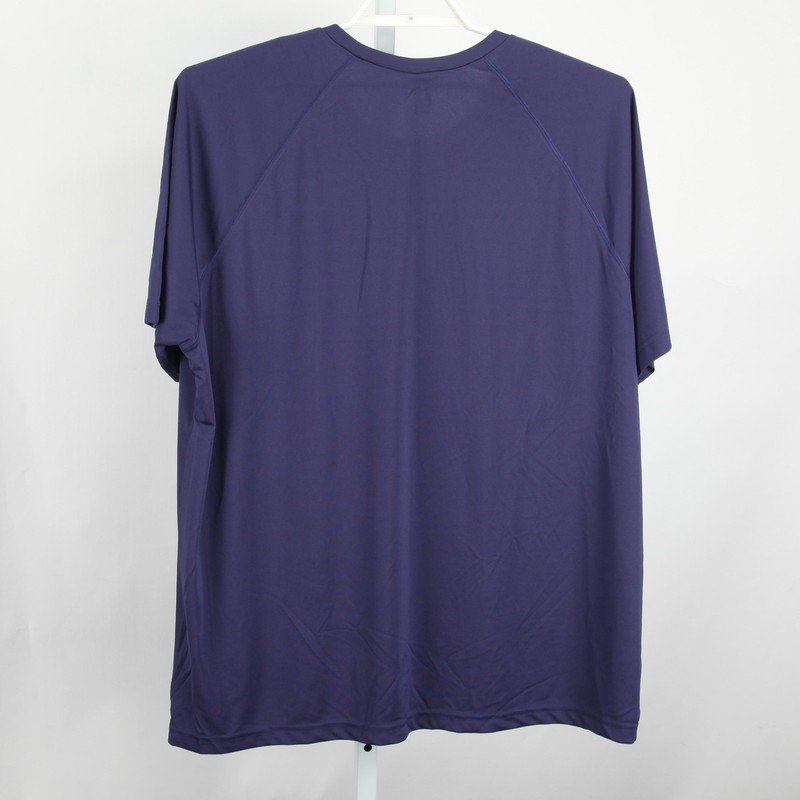 Alo Yoga Shirt Mens 2XL Purple Performance Short Sleeve Crewneck Athletic Raglan gallery