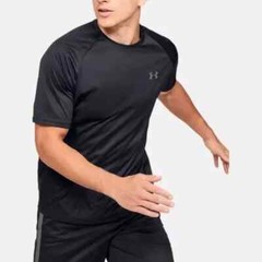 Under Armour Mens UA HeatGear Velocity Training T-Shirt 1327965-001 Black Size L