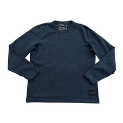 Rapha Cycling Bike Mechanics Long Sleeve T-Shirt Navy Blue Size M