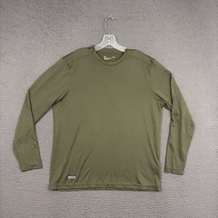 Under Armour Tactical Shirt Mens Large Loose Fit Green Long Sleeve Training Gym