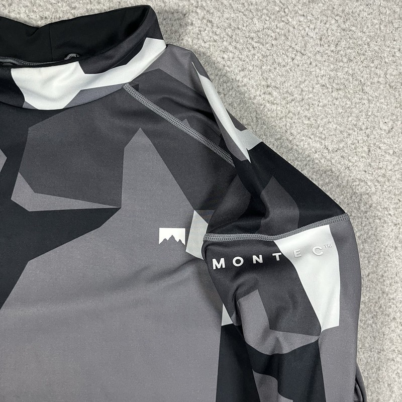 Montec Sweatshirt Men L Gray Long Sleeve Performance Base Layer Snow Ski Outdoor gallery