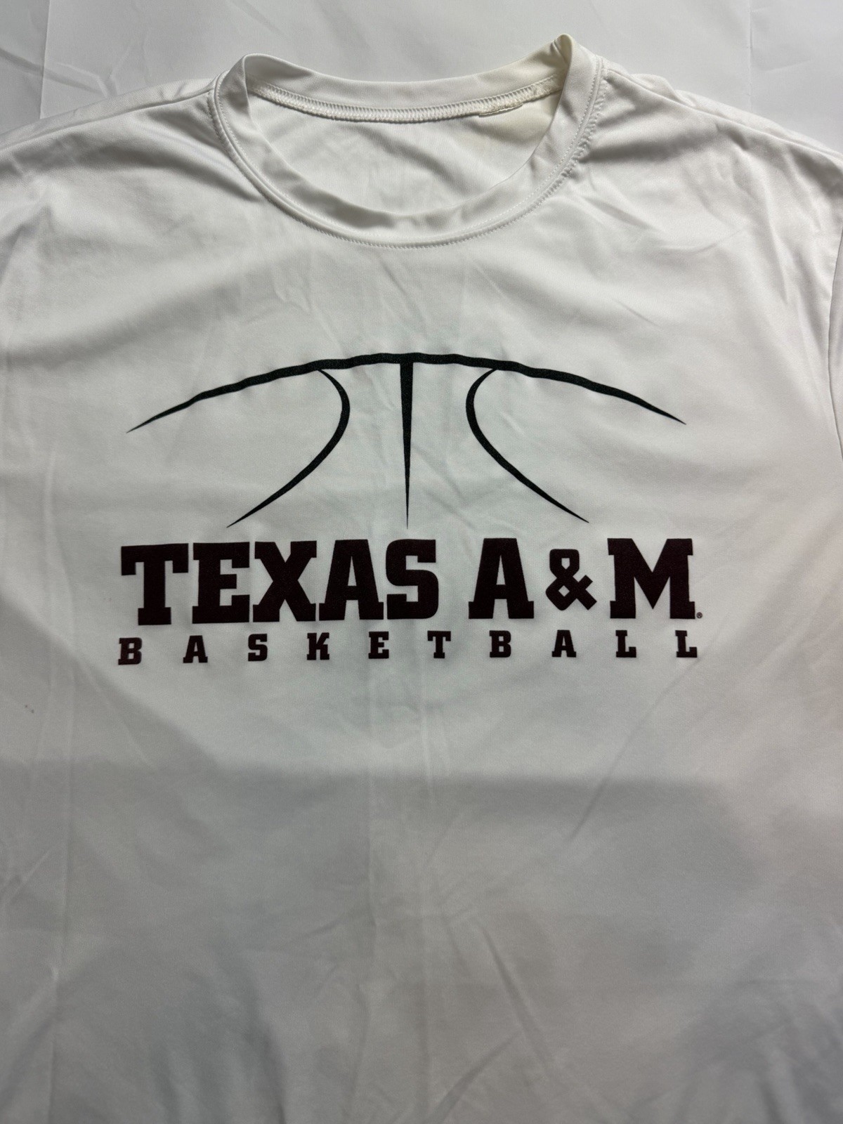 Texas A&M Basketball Team Issued Athletic SS Shirt Adult Sz L Aggies B040 gallery