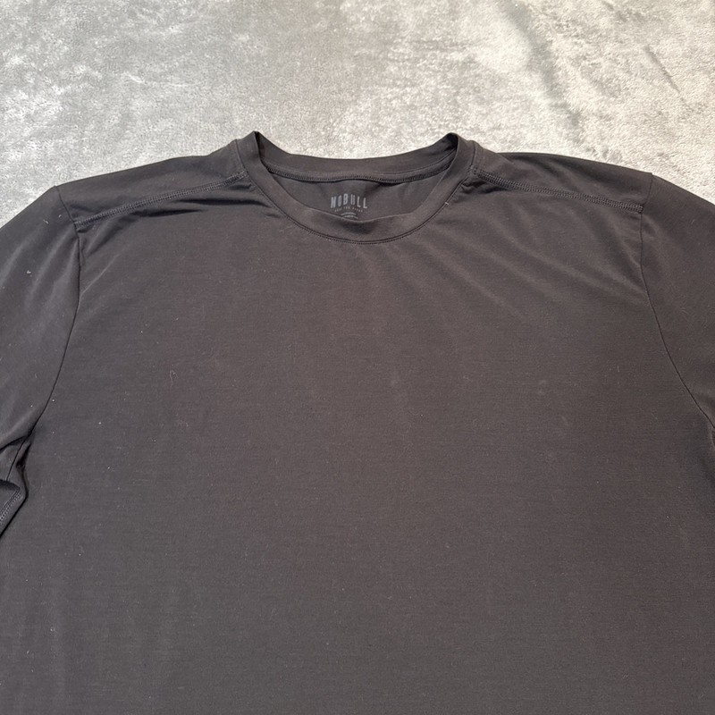 Nobull T-Shirt Men’s XL Black Short Sleeve Athletic Crew Neck Athletic gallery
