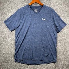 Under Armour The Tech Tee Shirt Men’s Large Blue Performance SS Casual Active
