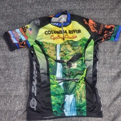 Louis Garneau Cycling Jersey Mens Small Columbia River Cruise USA Tour