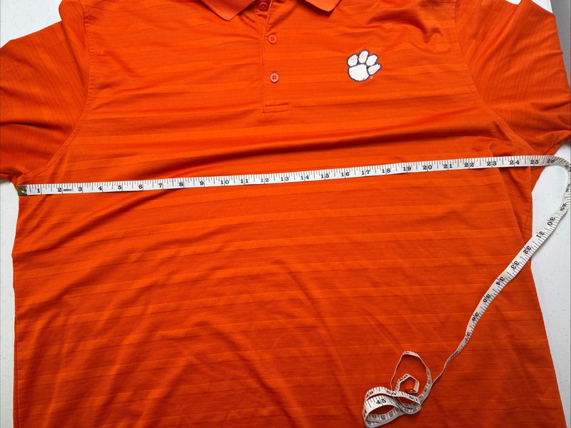 Clemson Tigers Champion Athletic Apparel Men’s XL Shirt, Orange, light dri-fit gallery