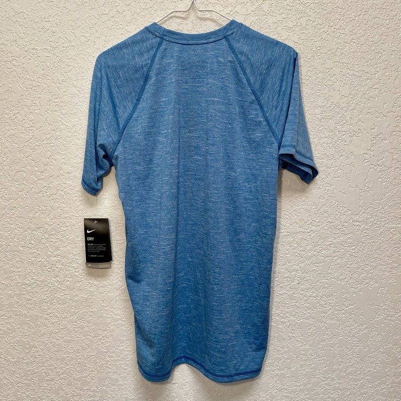 Nike Swim T-Shirt Men’s S Blue Hydroguard Short Sleeve UV Protection Tee Shirt gallery