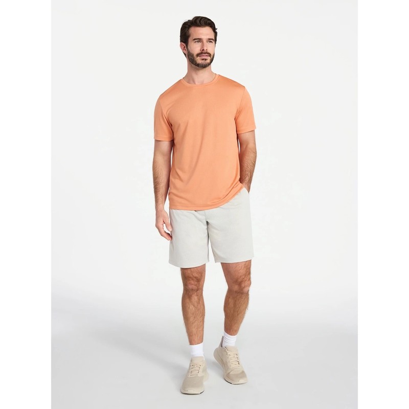 Men's Medium Athletic Works Core Active T Short Sleeve Shirt Orange Adobe New gallery